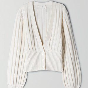 Wilfred New Plunge Front Cardigan Cropped